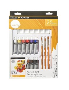 SET DE ACRILICO 25 PIEZAS FILA 126500410