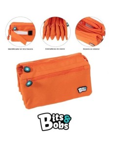 PORTATODO CUADRUPLE BIT&BOBS NARANJA GRAFOPLAS 37543352