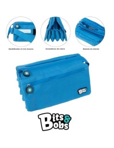 PORTATODO CUADRUPLE BITS&BOBS AZUL  GRAFOPLAS 37543330
