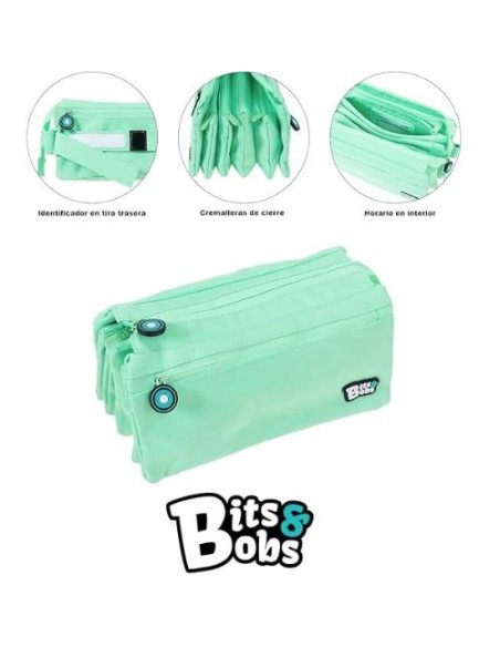 PORTATODO CUADRUPLE BITS&BOBS MINT  GRAFOPLAS 37543326