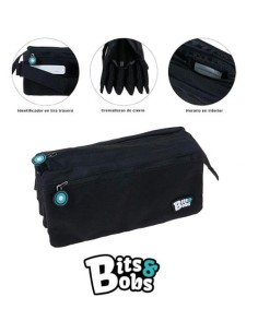 PORTATODO CUADRUPLE BITS&BOBS NEGRO  GRAFOPLAS 37543310
