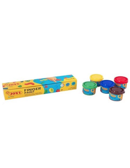 PINTURA DEDOS 5 BOTES 35ML JOVI REF 540