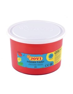 PINTURA DEDOS 500 GRS BERMELLON JOVI 56107