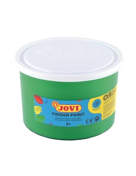 PINTURA DEDOS 500 GRS VERDE JOVI 56117