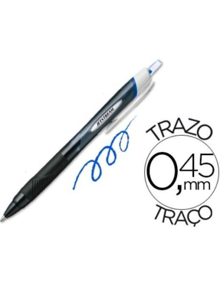 BOLIGRAFO RETRACTIL JETSTREAM SPORT 1.0mm AZUL SXN-150E UNIBALL 315069000 (12)