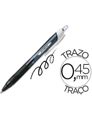 BOLIGRAFO RETRACTIL JETSTREAM SPORT 1.0mm  NEGRO SXN-150E UNIBALL 315051000 (12)