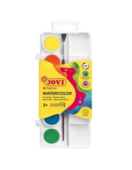 ACUARELAS 6 COLORES JOVI    800/6
