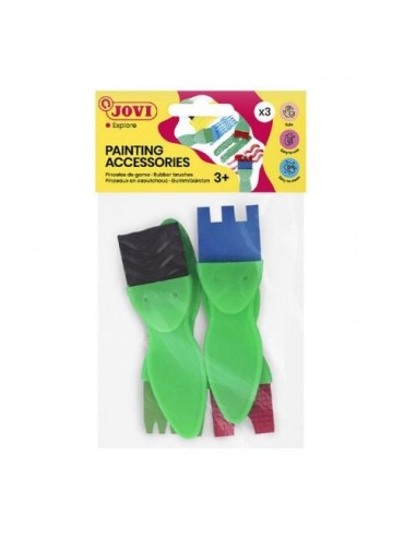 PINCELES DE GOMA FORMAS DIVERSAS JOVI 815