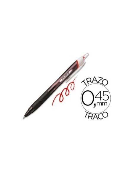 BOLIGRAFO RETRACTIL JETSTREAM SPORT 1.0mm ROJO SXN-150E UNIBALL 315077000 (12)