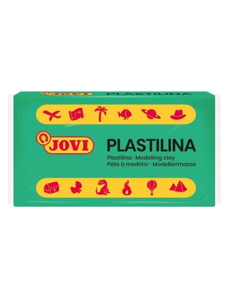PLASTILINA PEQUEÑA 70/10 VERDE CLARO 50 GRS JOVI