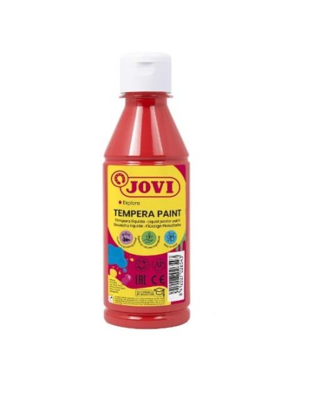 TEMPERA LIQUIDA 250CC JOVI ROJA REF.502-07