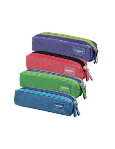 PORTATODO CAMPUS CUADRADO 2 CREMALLERAS BICOLOR MAKRO 685592