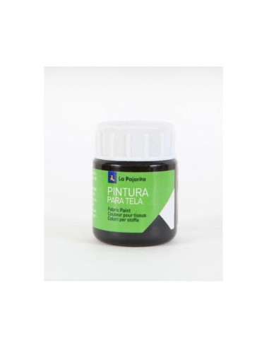 PINTURA TELA T-02 25ML NEGRA LA PAJARITA  114171