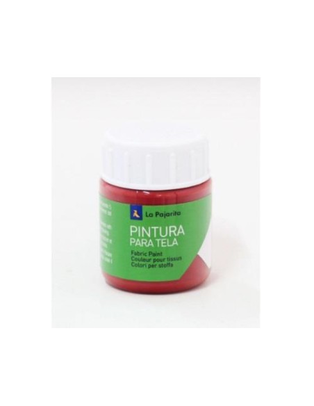 PINTURA TELA T-11 25ML ROJO INGLES  LA PAJARITA 118171
