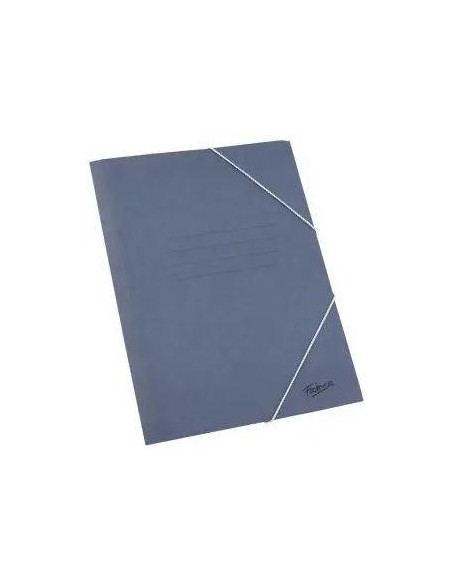 CARPETA SOLAPAS Y GOMAS FOLIO AZUL CARLIN FABRISA  18617