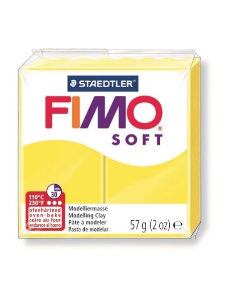 PASTA FIMO SOFT AMARILLO Nº10 STAEDTLER