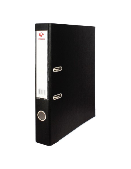 ARCHIVADOR CARLIN FOLIO LOMO ESTRECHO NEGRO GRAFOPLAS 17279310