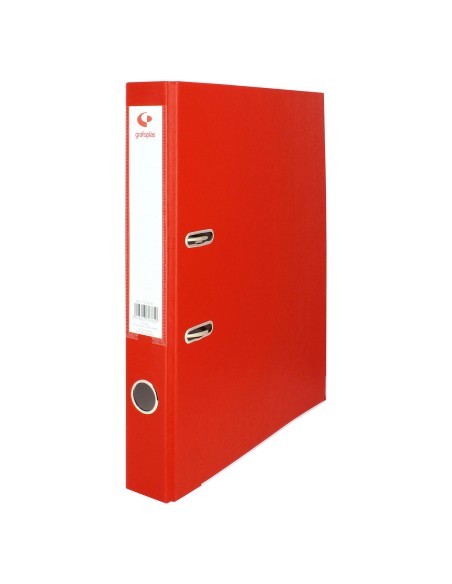ARCHIVADOR CARLIN FOLIO LOMO ESTRECHO ROJO GRAFOPLAS 17279351