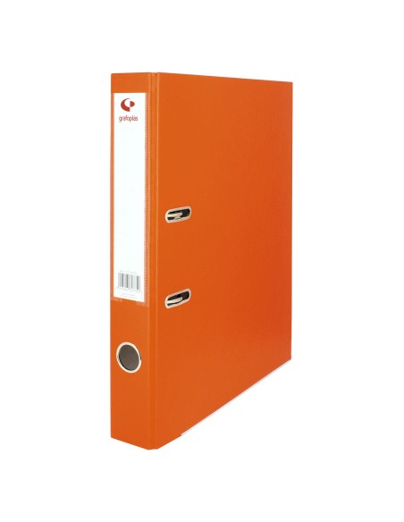 ARCHIVADOR CARLIN A4 LOMO ESTRECHO NARANJA  GRAFOPLAS 17269352