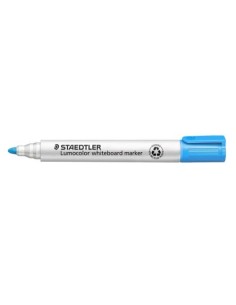 ROTULADOR LUMOCOLOR AZUL CLARO PIZARRA BLANCA STAEDTLER 351-30 (10)