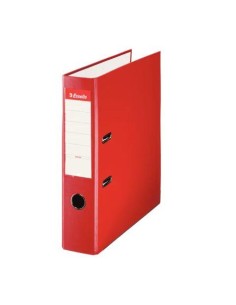 ARCHIVADOR  ESSELTTE FOLIO FORRADO  ESTRECHO  ROJO     42305