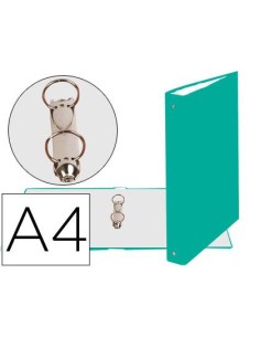 CARPETA 2 ANILLAS A-4 EXACLAIR VERDE 54373E