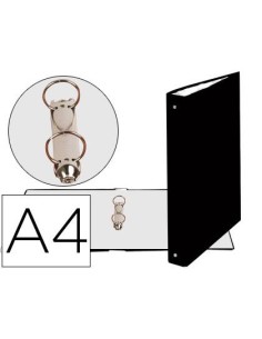 CARPETA 2 ANILLAS A-4 EXACLAIR NEGRA 54371E