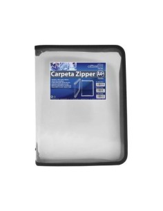 CARPETA ZIPPER C/CREMALLERA REF HFP-57568 NEGRO