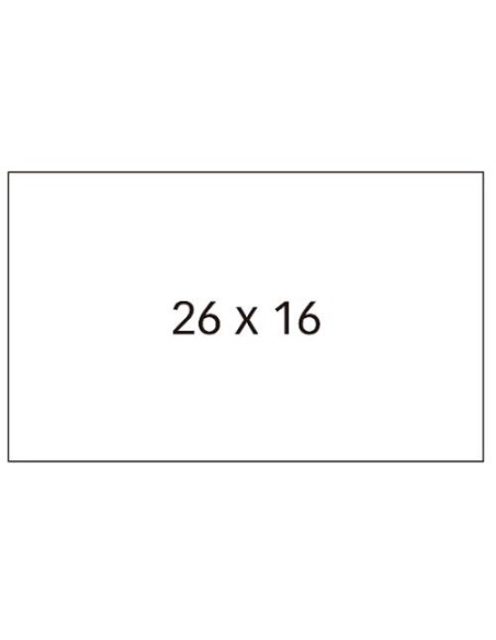 ETIQUETAS ETIQUETADORA APLI 2 LINEAS 26X16 PACK 6 ROLLOS 100919