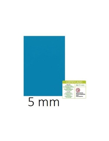 GOMA EVA 50X70 GRUESA 5mm. AZUL ALVES 575EB40 (5)