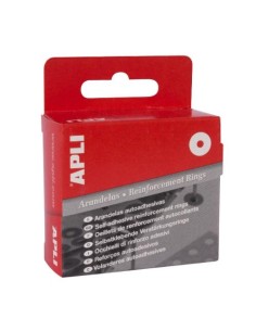 ARANDELAS ADHESIVAS CAJA DE 500 TRANSLUCIDAS AP-00091