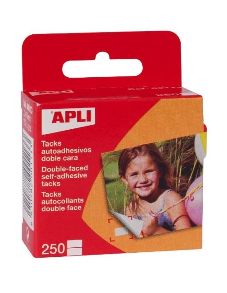 TACKS ADHESIVOS DOBLE CARA 12X16  APLI 00113