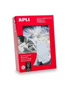 ETIQUETAS CON HILO  APLI 36 X 53 CAJA 500U REF 392