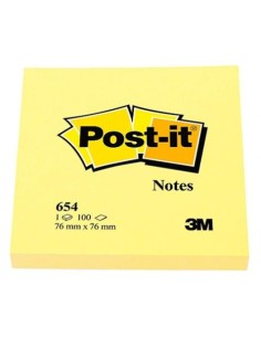 POST IT 76X76 ORIGINAL 654 3M 654Y.24P 7100172239 (12)