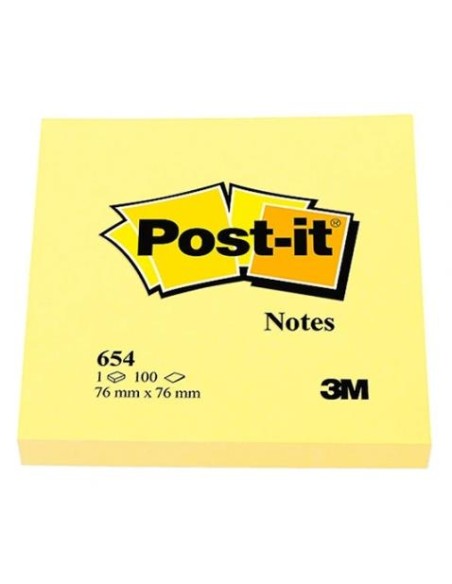 POST IT 76X76 ORIGINAL 654 3M 654Y.24P 7100172239 (12)