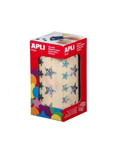 GOMETS EN ROLLO  ESTRELLA HOLOGRAFICA APLI 11635
