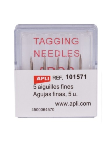 AGUJAS FINAS PARA PISTOLA DE NAVETES COMPATIBLE CON LA 101546 APLI 101571