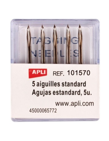 AGUJAS STANDARD PARA NAVETES CAJA DE 5 APLI 101570