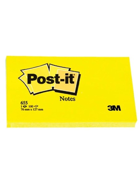 POST IT 76X127 ORIGINAL 655  3M  7100090881 (12)