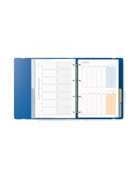 CARPEBLOCK PP 360º FOAM 4/35 100H 4 SEPARADORES AZUL CARCHIVO 12477476