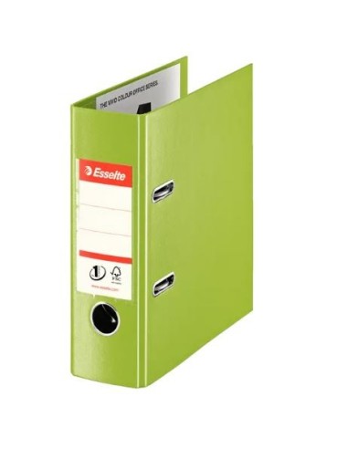ARCHIVADOR PLASTICO CUARTO NATURAL ESSELTE VERDE 488660