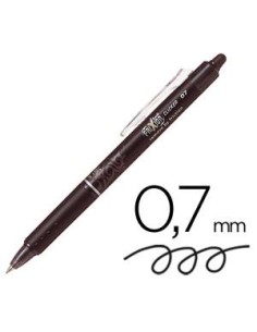 BOLIGRAFO RETRACTIL PILOT  FRIXION  BORRABLE 0.7 NEGRO  NFCN/