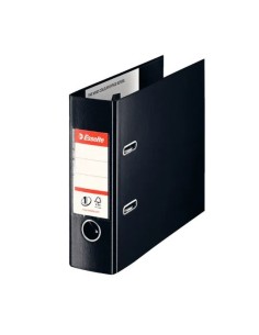 ARCHIVADOR PLASTICO CUARTO APAISADO NEGRO ESSELTE 468970