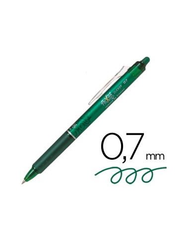 BOLIGRAFO RETRACTIL PILOT FRIXION  BORRABLE 0.7 VERDE  NFCV/  BLRT-FR7