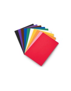 GOMA EVA  A4 FINA  PAQUETE 10+1 UDS. COLORES SURTIDOS  GRAFOPLAS 00036399 (10)