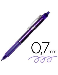 BOLIGRAFO RETRACTIL PILOT FRIXION  BORRABLE 0.7 VIOLETA NFCVI/BLRT-FR7