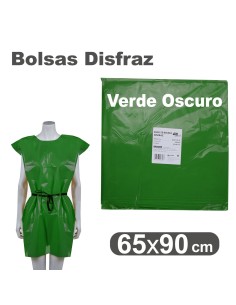 BOLSA DE DISFRACES 65X90 VERDE UNIDAD GRAFOPLAS 00072022