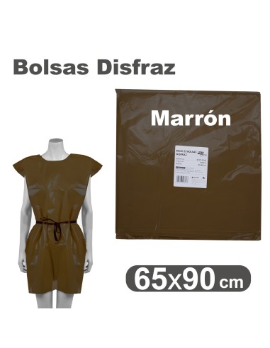 BOLSA DE DISFRACES 65X90 MARRON UNIDAD GRAFOPLAS 00072040
