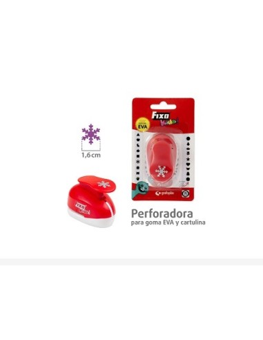 TALADRO FORMAS GOMA EVA 1.6 CM NIEVE GRAFOPLAS 38151