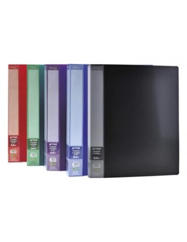 CARPETA ANILLAS 4/16 TWILL OFFICE BOX VERDE HFP 431-V